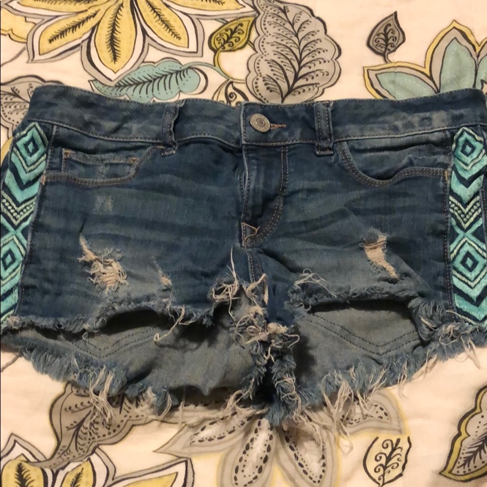 Express jean shorts